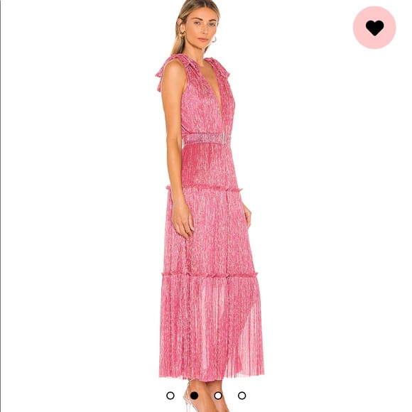 -*SOLD*-Sabina Musyev dress in hot pink - Picture 3 of 5